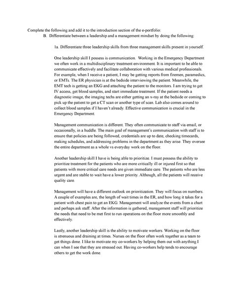 Resilience and Self-Care The. . Western governors d218 task 2 portfolio pdf reddit